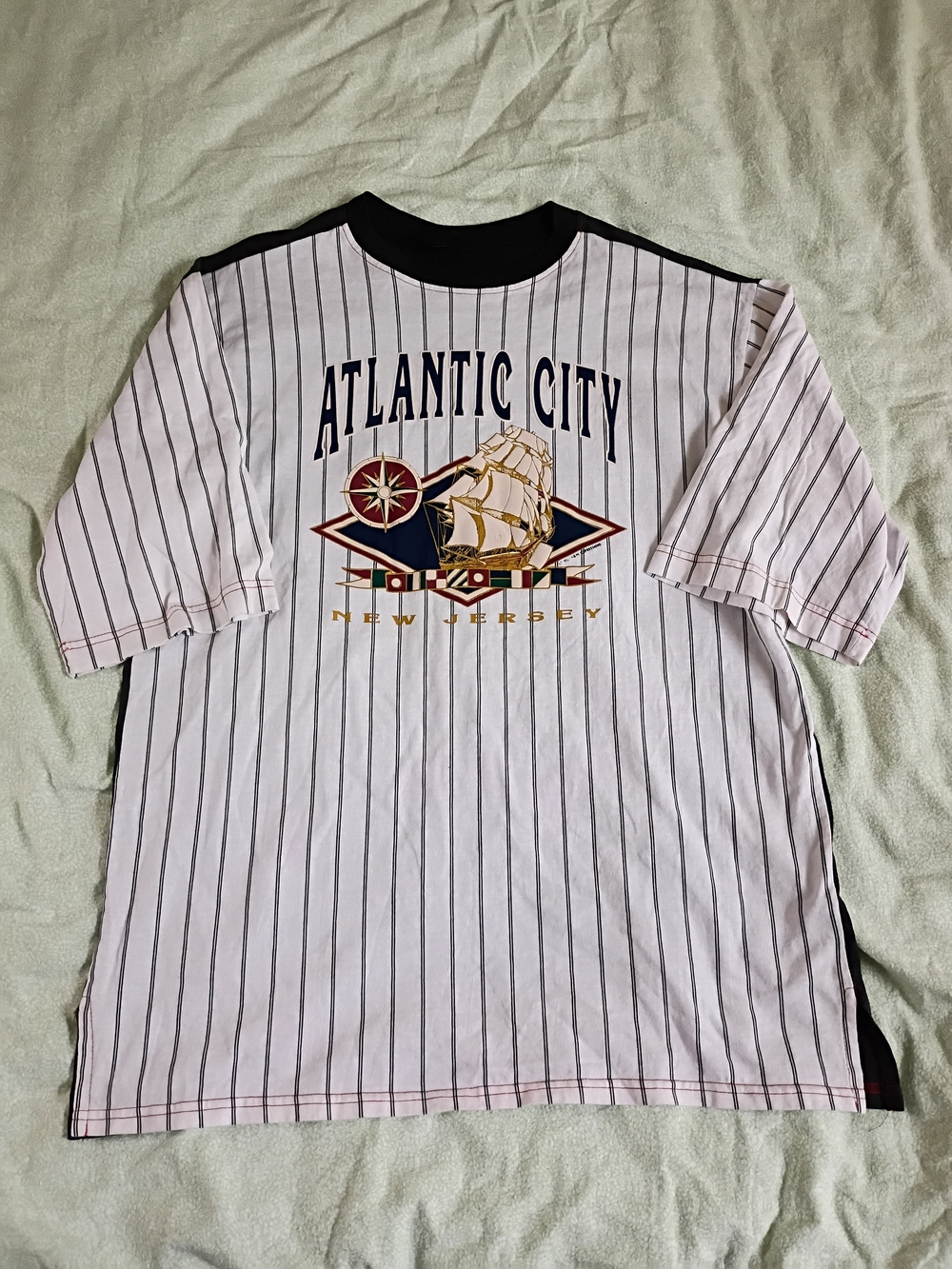 Vintage Atlantic City Nautical Graphic Men’s Shirt